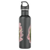 Lily of the Valley Happiness Personalisiert Edelstahlflasche (Rückseite)