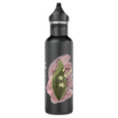 Lily of the Valley Happiness Personalisiert Edelstahlflasche (Rechts)