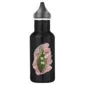 Lily of the Valley Happiness Personalisiert Edelstahlflasche (Links)
