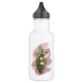 Lily of the Valley Happiness Personalisiert Edelstahlflasche (Links)