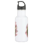 Lily of the Valley Happiness Personalisiert Edelstahlflasche (Rückseite)