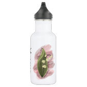 Lily of the Valley Happiness Personalisiert Edelstahlflasche (Rechts)