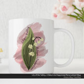 Lily of the Valley Happiness Personalisiert Kaffeetasse