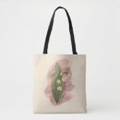 Lily of the Valley Happiness Watercolor Style Tasche (Vorderseite)