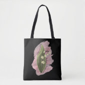 Lily of the Valley Happiness Watercolor Style Tasche (Vorderseite)