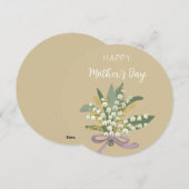 Lily of the Valley Happy Mother Day Feiertagskarte (Vorne/Hinten)