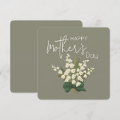 Lily of the Valley Happy Mother Day Feiertagskarte (Vorne/Hinten)