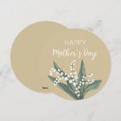 Lily of the Valley Happy Mother Day Feiertagskarte (Vorne/Hinten)