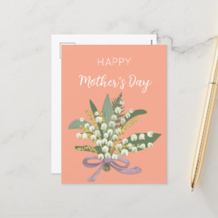 Lily of the Valley Happy Mother Day Feiertagspostkarte