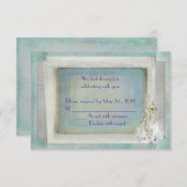 Lily of the Valley Hochzeit RSVP Einladung (Vorne/Hinten)