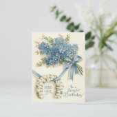 Lily of the Valley Horseshoe Vergiss-Me-not Postkarte (Stehend Vorderseite)