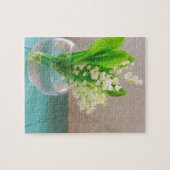 Lily of the valley in vase puzzle (Horizontal)