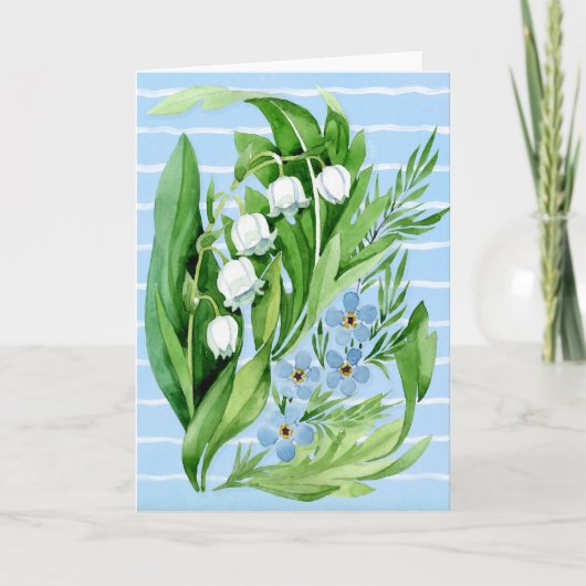 Lily of the Valley Karte (Vorderseite)
