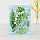 Lily of the Valley Karte (Gelbe Blume)