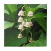 Lily of the Valley Keramik Tile Fliese (Vorderseite)