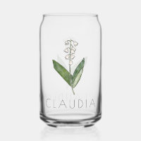 LILY OF THE VALLEY May Birth Blume Individuelle Na