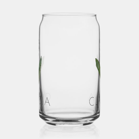 LILY OF THE VALLEY May Birth Blume Individuelle Na Dosenglas (Rechts)