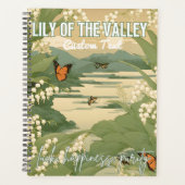 Lily of the Valley May Birth Month Blume Japanisch Planer (Vorderseite)