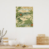 Lily of the Valley May Birth Month Blume Japanisch Poster (Küche)