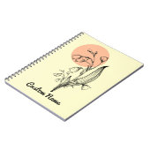 Lily of the Valley May Birth Month Blume Notizblock (Linke Seite)