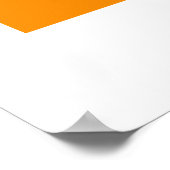 Lily of the Valley May Birth Month Blume Pop Kunst Poster (Ecke)