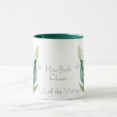 Lily of the Valley May Birth Month Blume Tasse (Zentrum)
