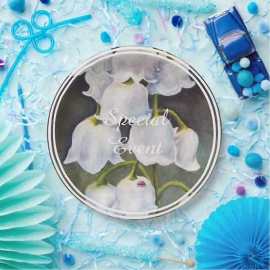 Lily of the Valley mit Lady Bug Pappteller (Party)