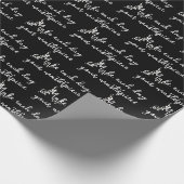 Lily of the Valley mit Zitat Geschenkpapier (Ecke)