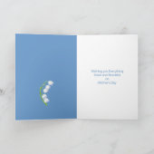 Lily of the Valley Mother's Day Card Karte (Innenseite)