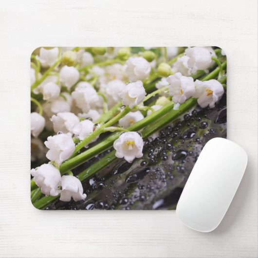Lily of the Valley Mousepad (Mit Mouse)