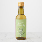 Lily of the Valley Mütter Day Weinetikett (Vorderseite)