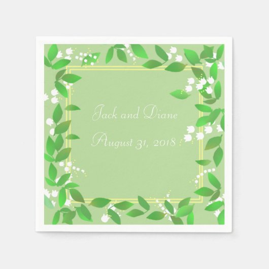 Lily of the Valley Napkins Serviette (Vorderseite)