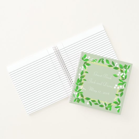 Lily of the Valley Notebook Notizblock (Innenseite)
