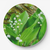 Lily of the Valley Paper Plate Pappteller (Vorderseite)