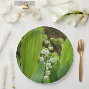 Lily of the Valley Paper Plate Pappteller