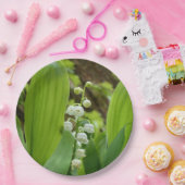 Lily of the Valley Paper Plate Pappteller (Party)