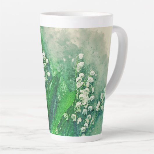 Lily of the Valley Personalisiert Coffee Tasse Cup (Rechte Ecke)