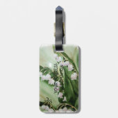 LILY OF THE VALLEY PERSONALISIERT GEPÄCKANHÄNGER (Rückseite vertikal)