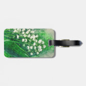 Lily of the Valley Personalisiert Luggage Tag Gepäckanhänger (Rückseite horizontal)