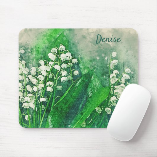 Lily of the Valley Personalisiert Mouse Pad Mousepad (Mit Mouse)