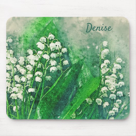 Lily of the Valley Personalisiert Mouse Pad Mousepad (Vorne)