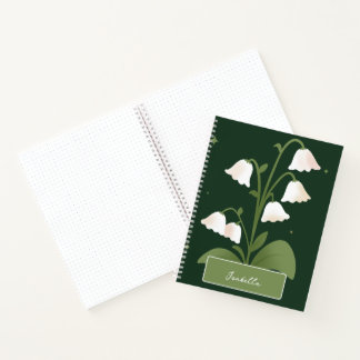Lily of the Valley Personalisiert Spiral Notebook Notizblock