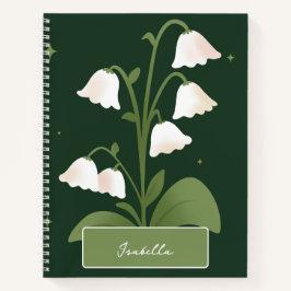 Lily of the Valley Personalisiert Spiral Notebook Notizblock