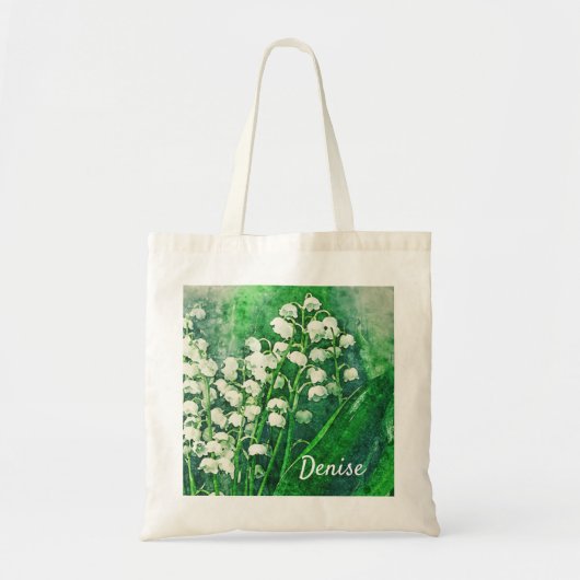 Lily of the Valley Personalisiert Tote Bag Tragetasche (Vorne)