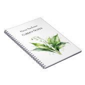 Lily of the Valley Pflanze Garden Lover Notizblock (Rechte Seite)