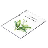 Lily of the Valley Pflanze Garden Lover Notizblock (Linke Seite)