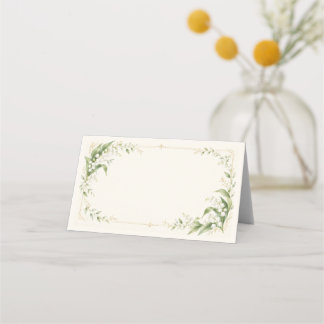 Lily of the Valley Place Card Platzkarte