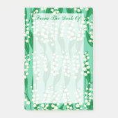 Lily of the Valley Post-it Notes Klebezettel (Vorderseite)