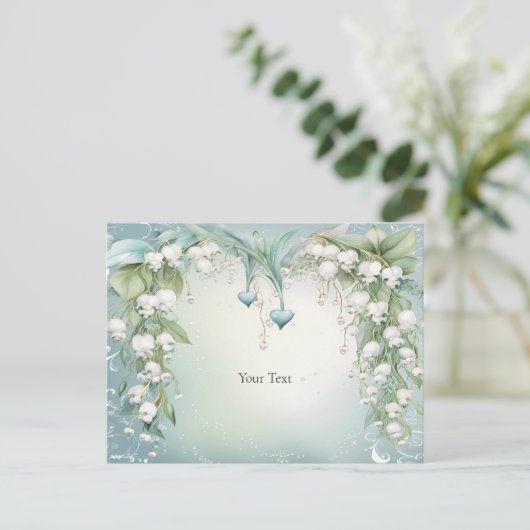 Lily of the Valley Postcard Postkarte (Stehend Vorderseite)