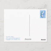 Lily of the Valley Postcard Postkarte (Rückseite)